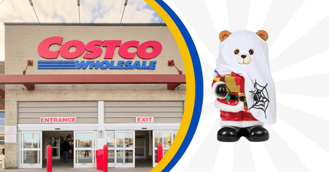 Costco Christmas and Halloween bear