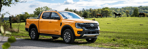Ford Ranger on country road
