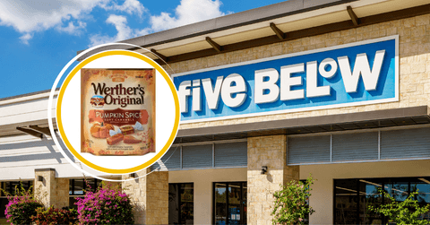 Five Below Werther's Original pumpkin spice flavor 