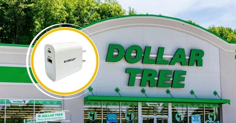 e-circuit 20w 2 port wall charger and dollar tree storefront