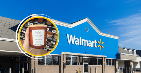 Better Homes and Gardens fall candle at Walmart
