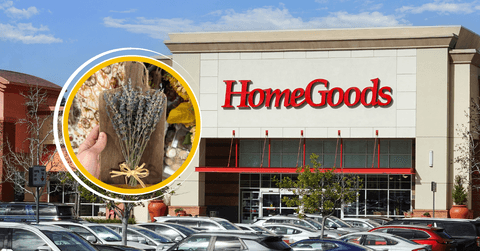 Home Goods storefront next to cutting board 
