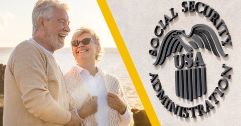 senior couple on beach and social security administration