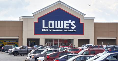 jam Pack Parking outside Lowe&#x27;s store