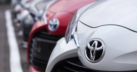 multiple multicolored toyota cars
