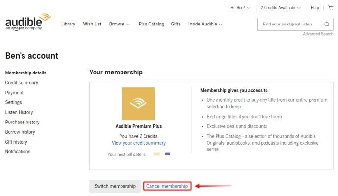 How to Cancel Audible: Step-by-Step Instructions | FinanceBuzz